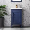 Www.urbanfurnishing.net Avery 20" Single Bathroom Vanity Set - Navy Blue