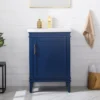 Www.urbanfurnishing.net Avery 24" Single Bathroom Vanity Set - Navy Blue 2 Www.urbanfurnishing.net Avery 24" Single Bathroom Vanity Set - Navy Blue