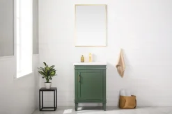 Www.urbanfurnishing.net All Bathroom Vanities Avery 24" Single Bathroom Vanity Set - Vogue Green (SOLD OUT)