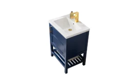 Www.urbanfurnishing.net All Bathroom Vanities Bailey 24" Single Bathroom Vanity Set - Navy Blue 30 Www.urbanfurnishing.net All Bathroom Vanities Bailey 24