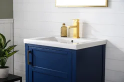 Www.urbanfurnishing.net All Bathroom Vanities Bailey 24" Single Bathroom Vanity Set - Navy Blue 25 Www.urbanfurnishing.net All Bathroom Vanities Bailey 24