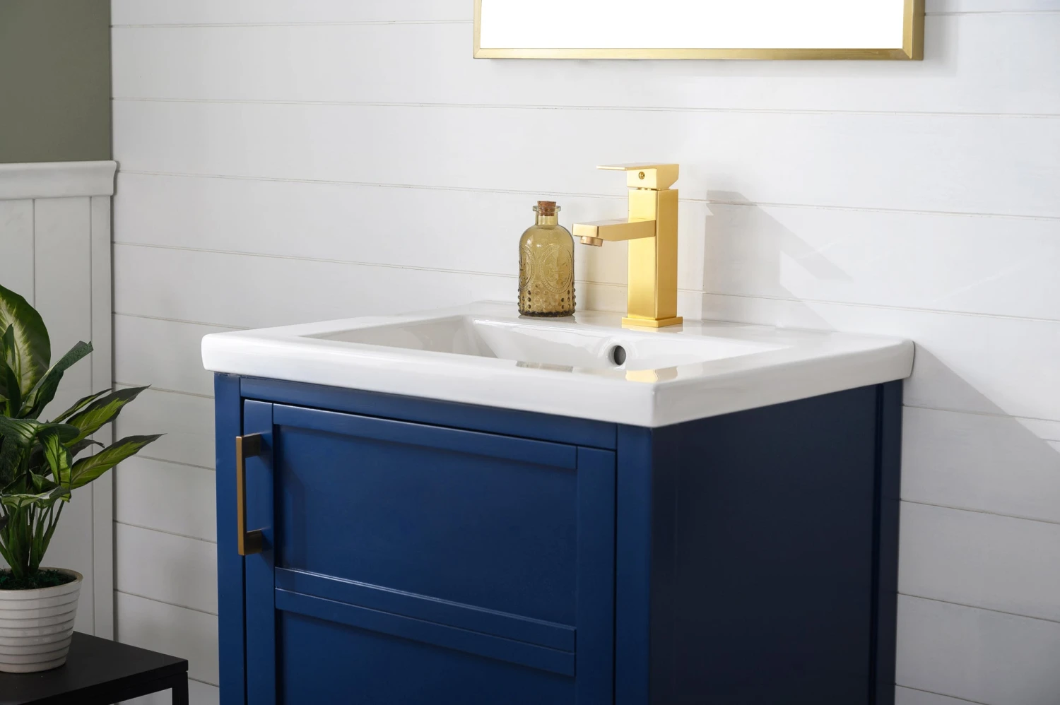 Www.urbanfurnishing.net All Bathroom Vanities Bailey 24" Single Bathroom Vanity Set - Navy Blue 9 Www.urbanfurnishing.net All Bathroom Vanities Bailey 24" Single Bathroom Vanity Set - Navy Blue