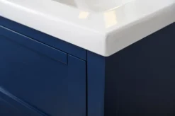 Www.urbanfurnishing.net All Bathroom Vanities Bailey 24" Single Bathroom Vanity Set - Navy Blue 26 Www.urbanfurnishing.net All Bathroom Vanities Bailey 24