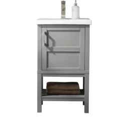 Www.urbanfurnishing.net Bailey 20" Single Bathroom Vanity Set - Gray 20" - 36" Vanities 26 Www.urbanfurnishing.net Bailey 20