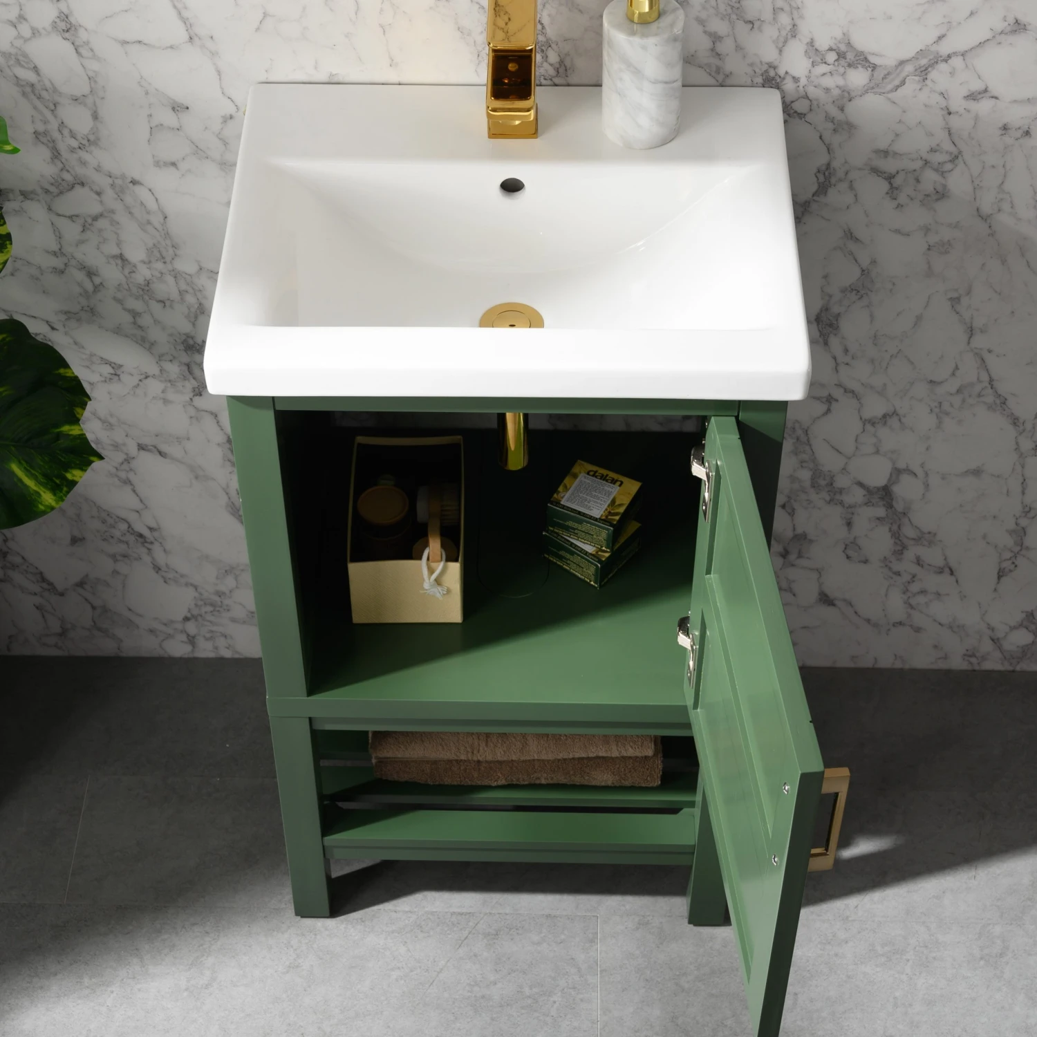 Www.urbanfurnishing.net Bailey 20" Single Bathroom Vanity Set - Vogue Green (SOLD OUT) 20" - 36" Vanities 9 Www.urbanfurnishing.net Bailey 20" Single Bathroom Vanity Set - Vogue Green (SOLD OUT) 20" - 36" Vanities