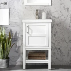 Www.urbanfurnishing.net 20" - 36" Vanities Bailey 20" Single Bathroom Vanity Set - White