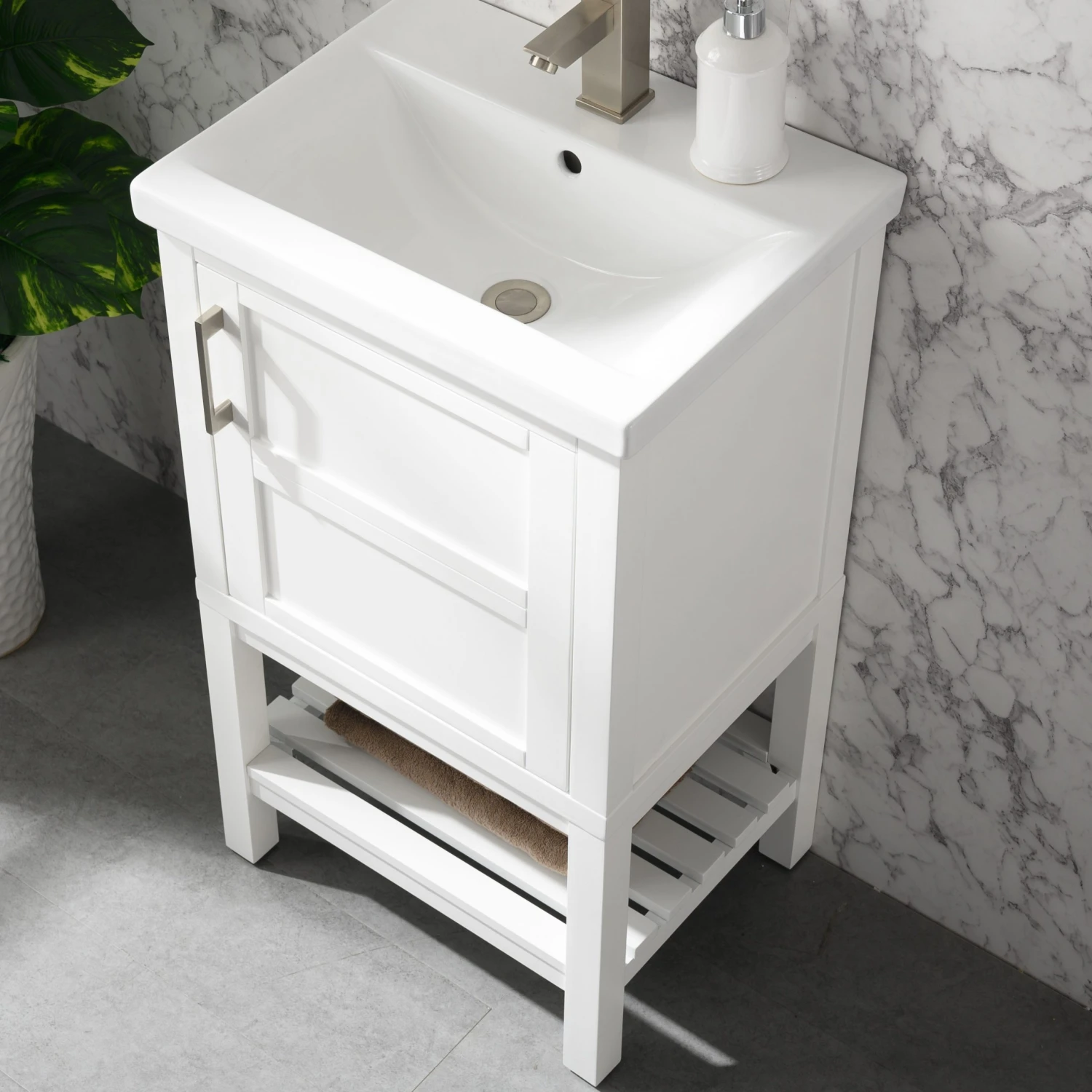 Www.urbanfurnishing.net 20" - 36" Vanities Bailey 20" Single Bathroom Vanity Set - White 5 Www.urbanfurnishing.net 20" - 36" Vanities Bailey 20" Single Bathroom Vanity Set - White