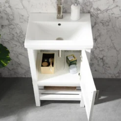 Www.urbanfurnishing.net 20" - 36" Vanities Bailey 20" Single Bathroom Vanity Set - White 20 Www.urbanfurnishing.net 20