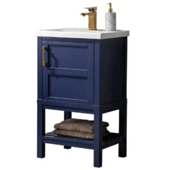 Www.urbanfurnishing.net Bailey 20" Single Bathroom Vanity Set - Navy Blue 26 Www.urbanfurnishing.net Bailey 20