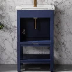 Www.urbanfurnishing.net Bailey 20" Single Bathroom Vanity Set - Navy Blue 25 Www.urbanfurnishing.net Bailey 20