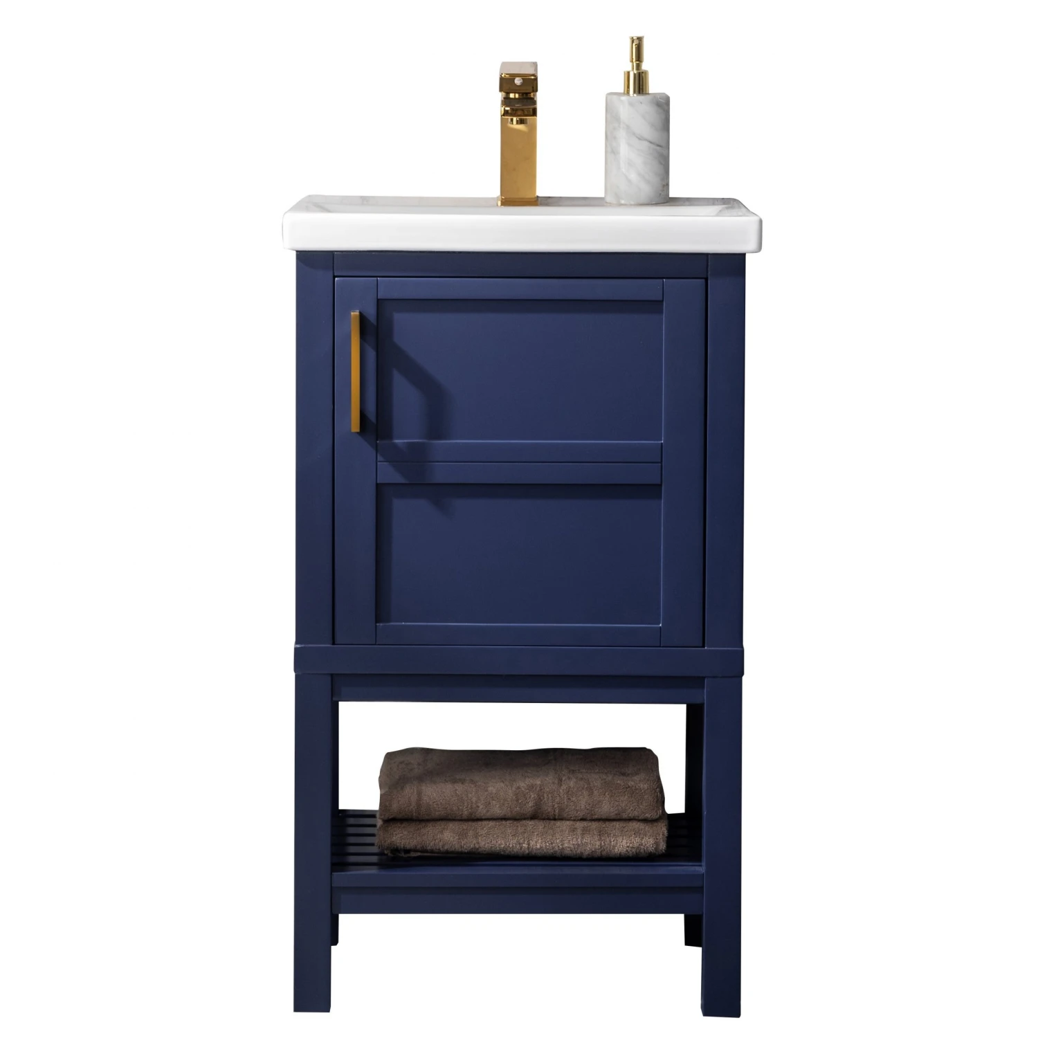 Www.urbanfurnishing.net Bailey 20" Single Bathroom Vanity Set - Navy Blue 15 Www.urbanfurnishing.net Bailey 20" Single Bathroom Vanity Set - Navy Blue